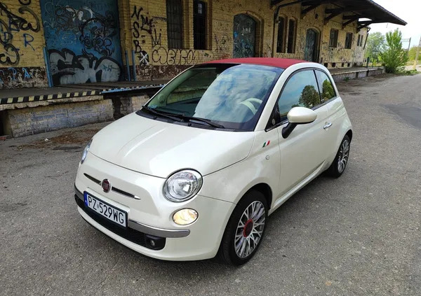 fiat 500 wielkopolskie Fiat 500 cena 23500 przebieg: 147870, rok produkcji 2010 z Krotoszyn